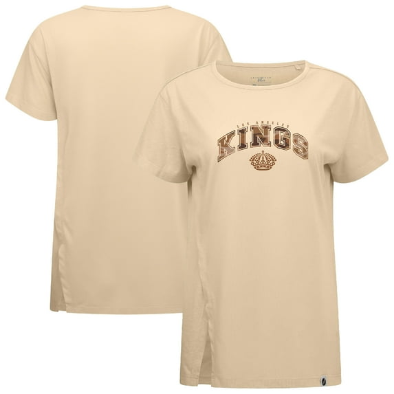 Women's Levelwear Khaki Los Angeles Kings Desert Camo Influx Decoy T-Shirt
