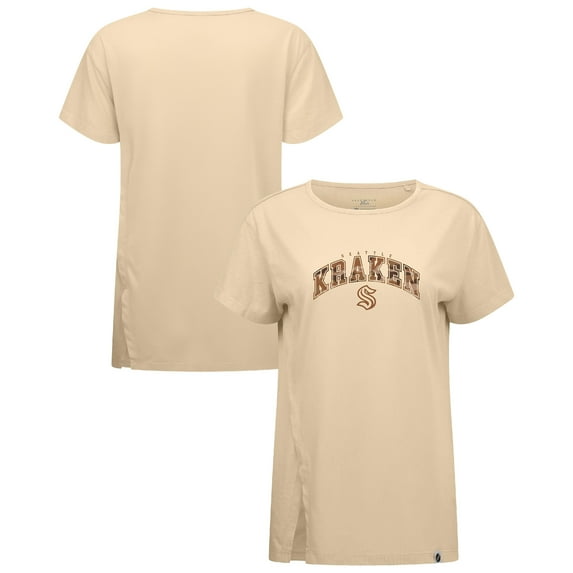 Women's Levelwear Khaki Seattle Kraken Desert Camo Influx Decoy T-Shirt