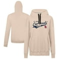 thumbnail image 1 of Women's Levelwear Khaki St. Louis Cardinals Oversized Waterfall Glide Hoodie, 1 of 3