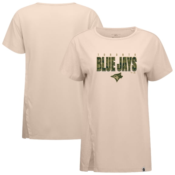 Women's Levelwear Khaki Toronto Blue Jays Influx Protect W T-Shirt