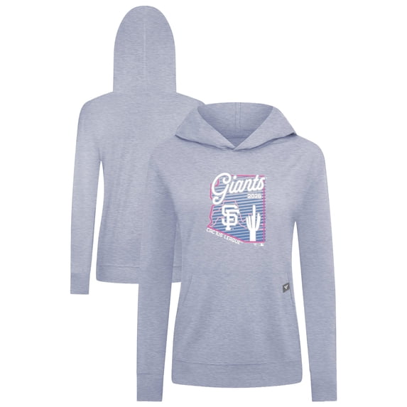 Women's Levelwear Light Blue San Francisco Giants Relay Spring Training Sunrise Bold Hoodie