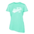 thumbnail image 1 of Women's Levelwear Mint Chicago Blackhawks Birch Sweep T-Shirt, 1 of 1