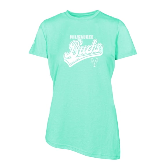 Women's Levelwear Mint Milwaukee Bucks Birch Sweep T-Shirt
