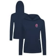 thumbnail image 1 of Women's Levelwear Navy Atlanta Braves Cooperstown Collection Relay Core Logo Pullover Hoodie, 1 of 3