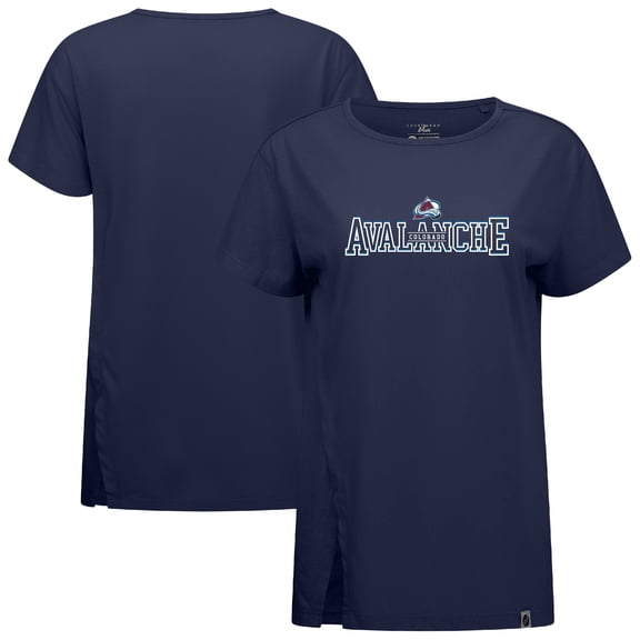 Women's Levelwear Navy Colorado Avalanche Influx Journey T-Shirt
