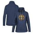 thumbnail image 1 of Women's Levelwear Navy Denver Nuggets Loop Core Funnel Neck Pullover Sweatshirt, 1 of 3