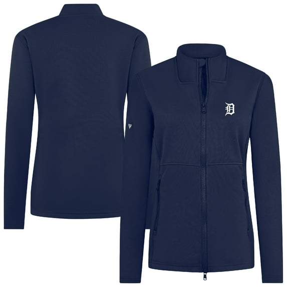 Women's Levelwear Navy Detroit Tigers Driven Insignia 2.0 Full-Zip Jacket