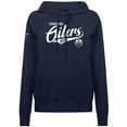 thumbnail image 1 of Women's Levelwear  Navy Edmonton Oilers Adorn Glide Pullover Hoodie, 1 of 1