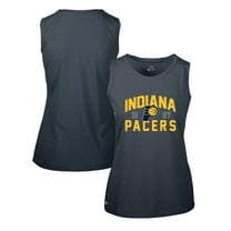 Women's Levelwear Navy Indiana Pacers Macy Tank Top
