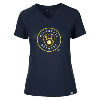 Men's New Era Navy Milwaukee Brewers Long Sleeve T-Shirt