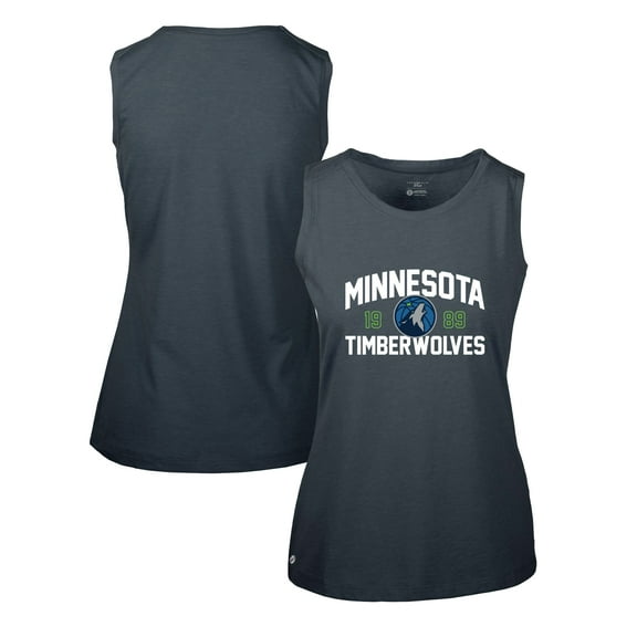 Women's Levelwear Navy Minnesota Timberwolves Macy Tank Top