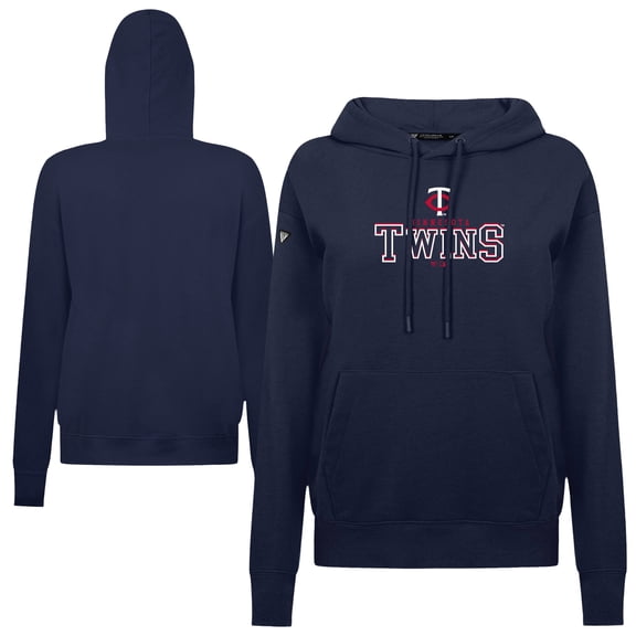 Women's Levelwear Navy Minnesota Twins Adorn Journey Hoodie