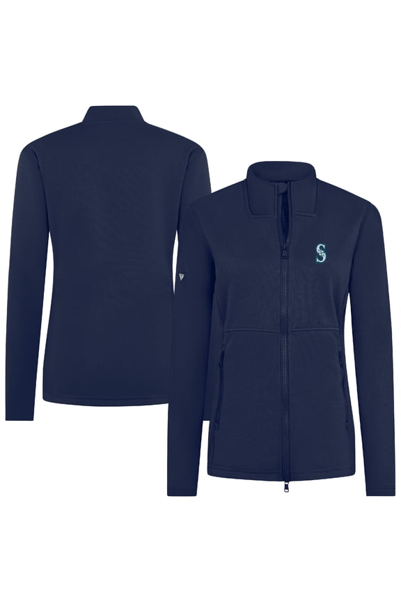 Women's Levelwear Navy Seattle Mariners Driven Insignia 2.0 Full-Zip Jacket