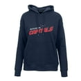thumbnail image 1 of Women's Levelwear Navy Washington Capitals Adorn Premier 2.0 Fleece Pullover Hoodie, 1 of 1