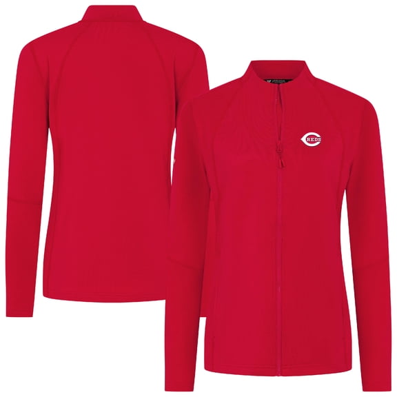 Women's Levelwear Red Cincinnati Reds Mesa Insignia 2.0 Full-Zip Jacket