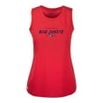 thumbnail image 1 of Women's Levelwear  Red Columbus Blue Jackets  Macy Scratched Tank Top, 1 of 1
