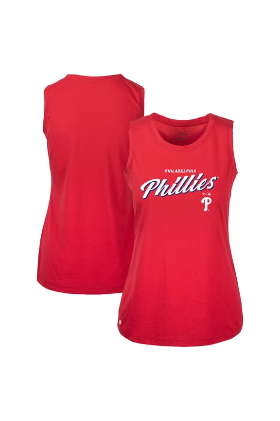 Women's-Levelwear Red Philadelphia Phillies Macy Tank Top