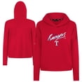 thumbnail image 1 of Women's Levelwear Red Texas Rangers Sweet Sizzle Tri-Blend Hoodie, 1 of 3
