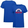 thumbnail image 1 of Women's Levelwear Royal Chicago Cubs Influx Banner Arch T-Shirt, 1 of 3