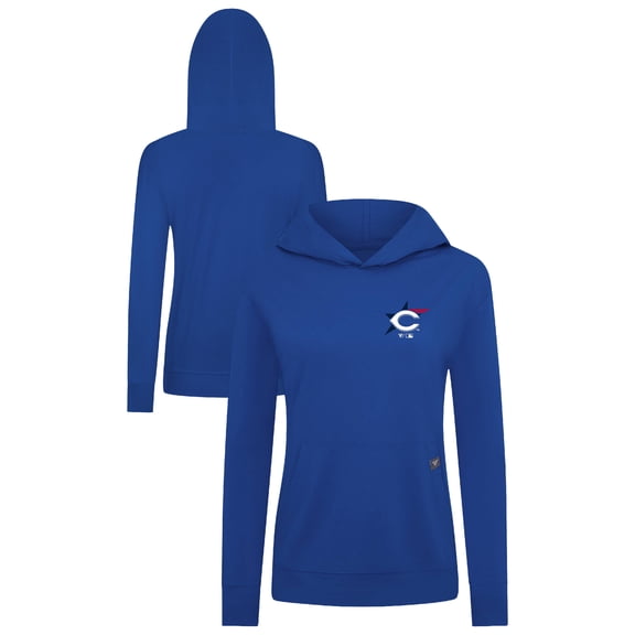 Women's Levelwear Royal Cincinnati Reds Independence Day Relay Governor Hoodie