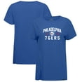 thumbnail image 1 of Women's Levelwear Royal Philadelphia 76ers Influx T-Shirt, 1 of 3