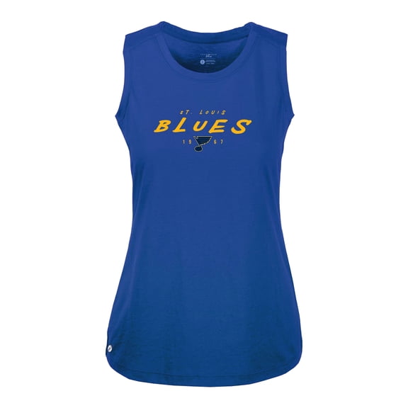 Women's Levelwear  Royal St. Louis Blues  Macy Scratched Tank Top
