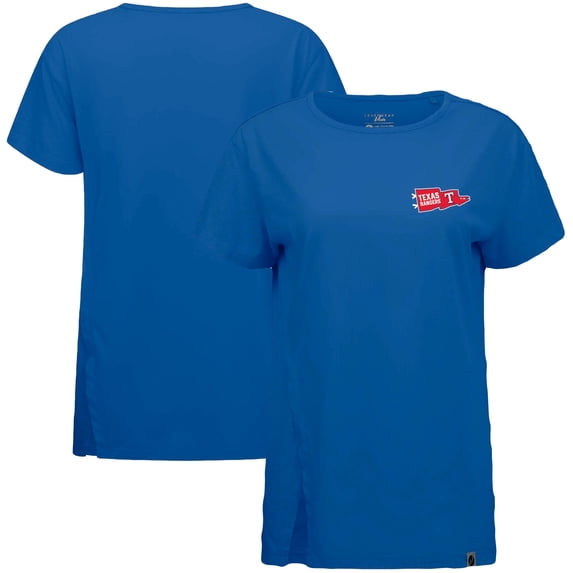 Women's Levelwear Royal Texas Rangers Influx Rafters T-Shirt