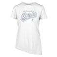 thumbnail image 1 of Women's Levelwear  White Baltimore Orioles  Birch Sweep T-Shirt, 1 of 1