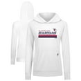 thumbnail image 1 of Women's Levelwear White Cleveland Guardians Relay Breaker Pullover Hoodie, 1 of 3