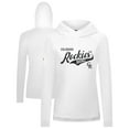 thumbnail image 1 of Women's Levelwear White Colorado Rockies Slender Glide Raglan Hoodie, 1 of 3