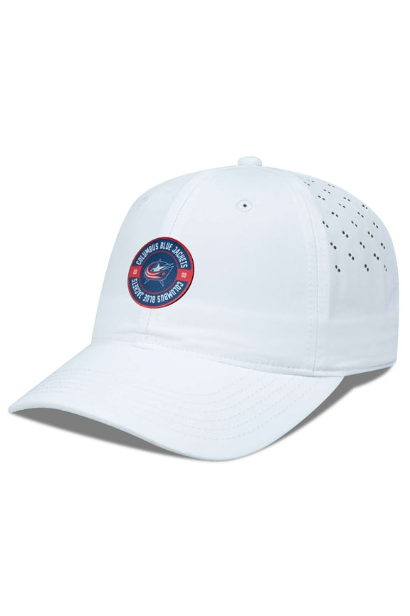 Women's Levelwear White Columbus Blue Jackets Haven Adjustable Hat