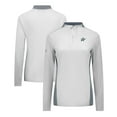 thumbnail image 1 of Women's Levelwear White Dallas Stars Moxie Insignia Core Quarter-Zip Pullover Top, 1 of 3
