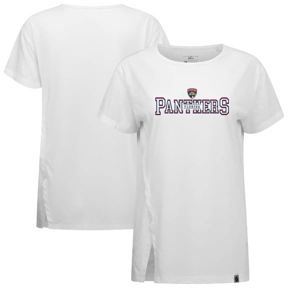 Women's Levelwear  White Florida Panthers Influx Journey T-Shirt
