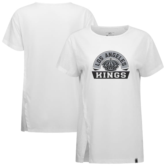 Women's Levelwear  White Los Angeles Kings Influx Banner Arch T-Shirt