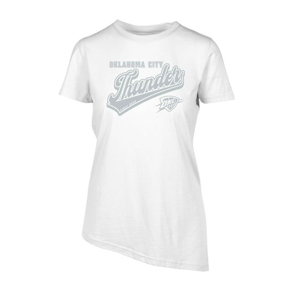 Women's Levelwear White Oklahoma City Thunder Birch Sweep T-Shirt