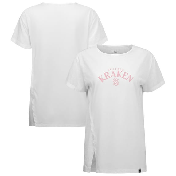 Women's Levelwear White Seattle Kraken Mother's Day Influx Team Arch T-Shirt