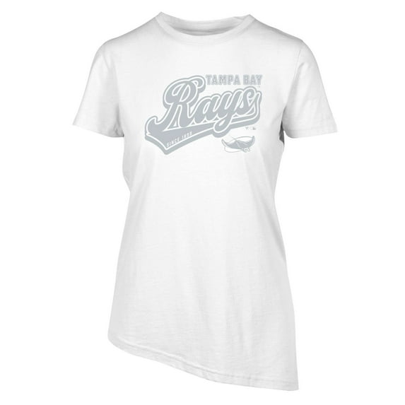 Women's Levelwear White Tampa Bay Rays Birch Sweep T-Shirt