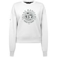 thumbnail image 1 of Women's Levelwear White Texas Rangers Sponge Tri-Blend Grain Sweatshirt, 1 of 1