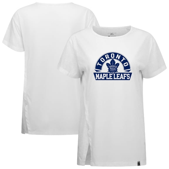Women's Levelwear  White Toronto Maple Leafs Influx Banner Arch T-Shirt