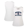 thumbnail image 1 of Women's Levelwear White Washington Wizards Macy Tank Top, 1 of 3