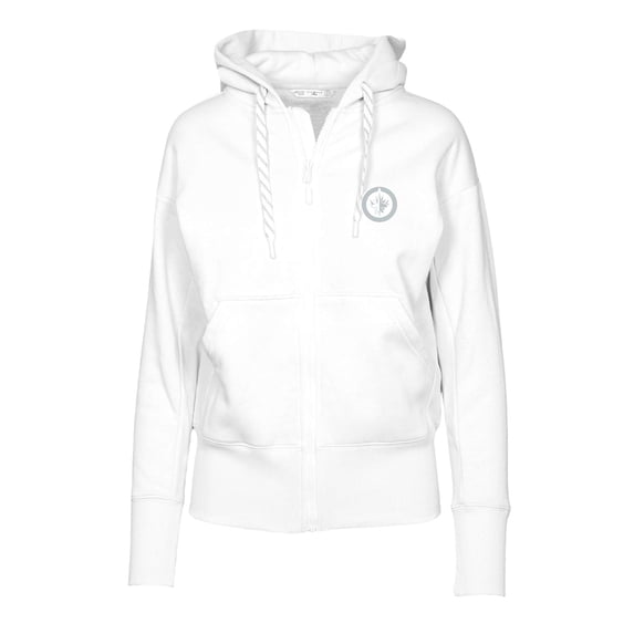 Women's Levelwear White Winnipeg Jets Gardinia Core Full-Zip Hoodie Jacket