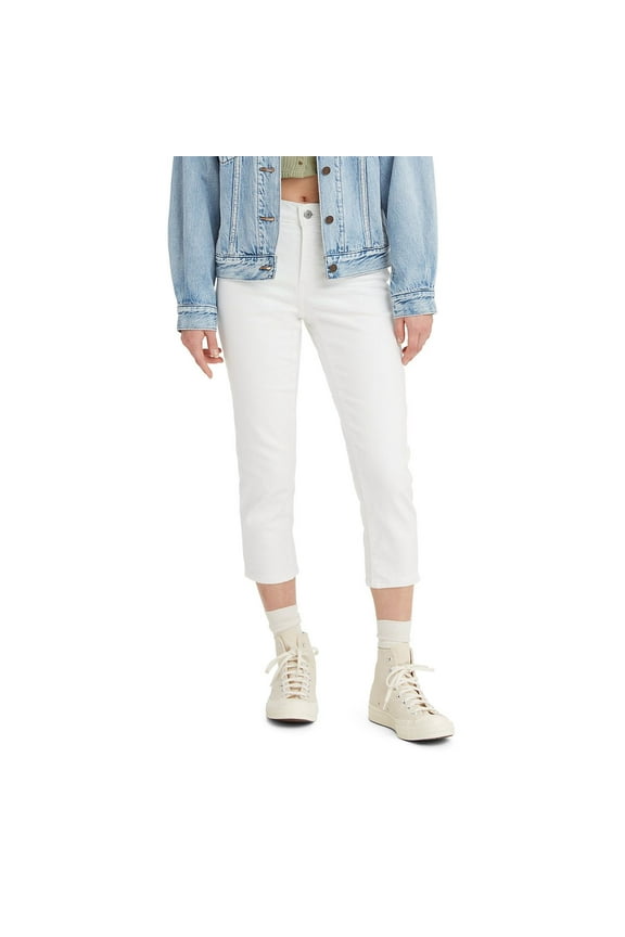 Women's Levi's® 311 Shaping Capris Color: Soft Clean White Size: 26(US 2)M