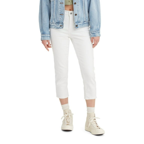 Women's Levi's® 311 Shaping Capris Color: Soft Clean White Size: 26(US 2)M