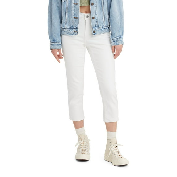 Women's Levi's® 311 Shaping Capris Color: Soft Clean White Size: 29(US 8)M