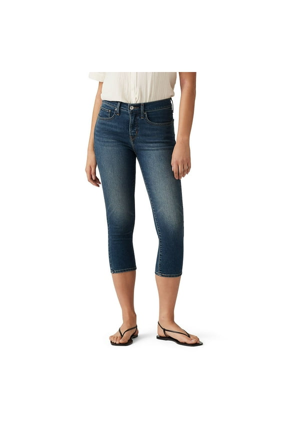 Women's Levi's® 311 Shaping Capris Color: Zealous Blue Size: 27(US 4)M