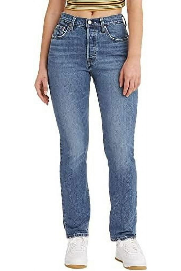 Women's Levi's® 501™ High-Rise Straight Leg Jeans Color: Salsa Sequence Size: 26(US 2)M