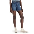 thumbnail image 1 of Women's Levi's® 501® Original High-Rise Mid-Thigh Jean Shorts Color: Pleased To Meet You Size: 26(US 2)M, 1 of 4
