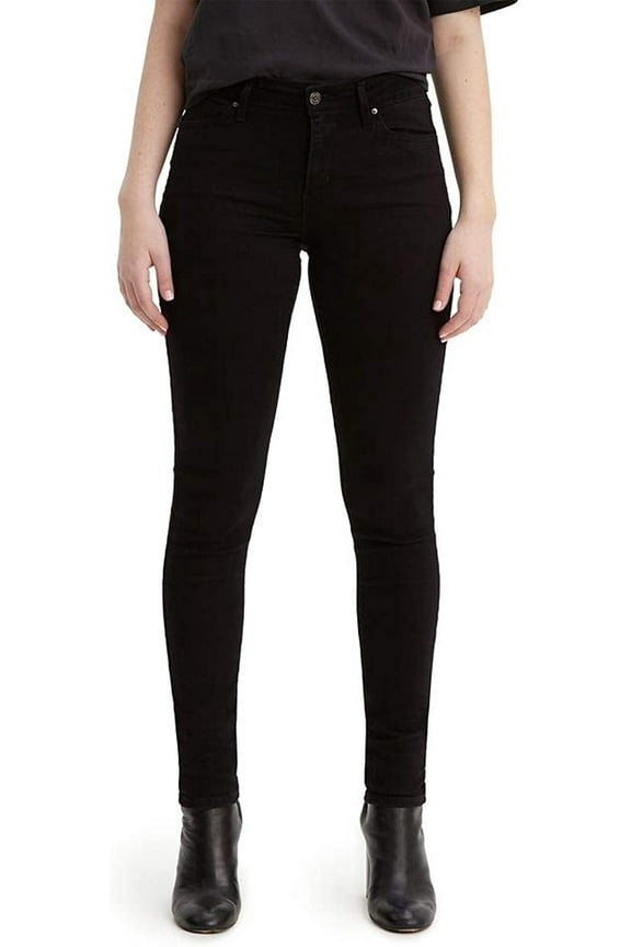 Women's Levi's® 711™ Skinny Jeans Color: Soft Black Size: 30(US 10)S