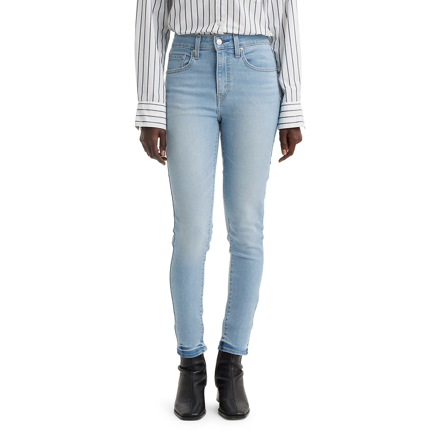 Women's Levi's 721 High Rise Skinny Jeans Color: Emblem Of Story Size ...
