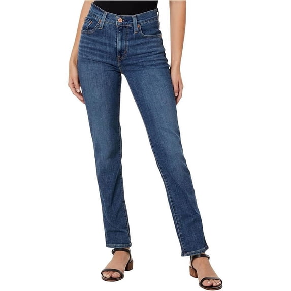 Levi's Women's 724 High Rise Straight Jeans Way Way Back Size 29X30